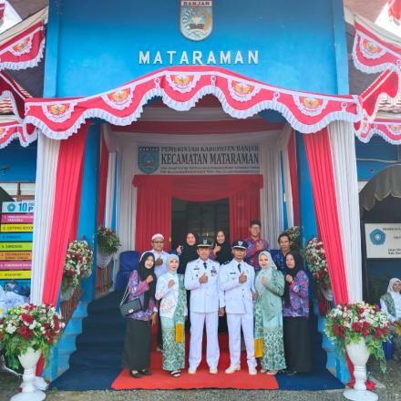 UPACARA PERINGATAN HUT RI KE 80 KECAMATAN MATARAMAN