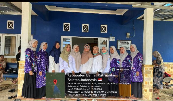 Pelaksanaan Posyandu Desa Baru Kecamatan Mataraman